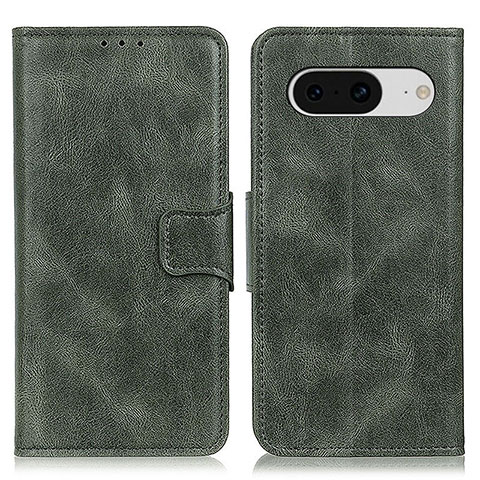 Funda de Cuero Cartera con Soporte Carcasa M09L para Google Pixel 8 5G Verde