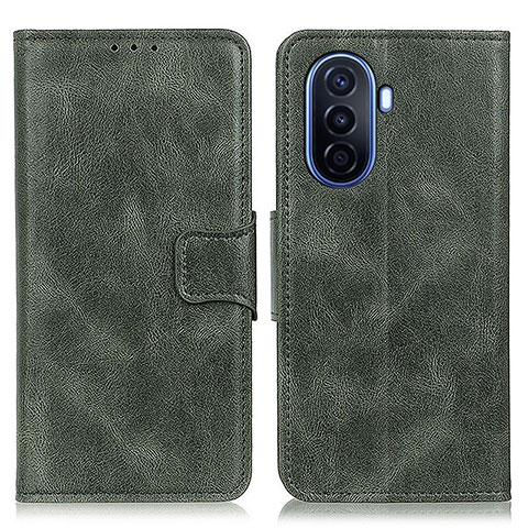 Funda de Cuero Cartera con Soporte Carcasa M09L para Huawei Enjoy 50 Verde