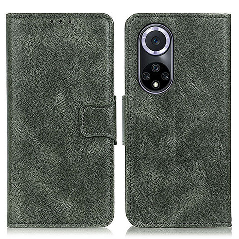 Funda de Cuero Cartera con Soporte Carcasa M09L para Huawei Honor 50 5G Verde