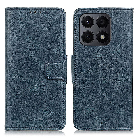 Funda de Cuero Cartera con Soporte Carcasa M09L para Huawei Honor X8a 4G Azul