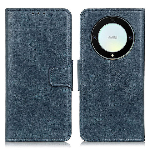 Funda de Cuero Cartera con Soporte Carcasa M09L para Huawei Honor X9a 5G Azul