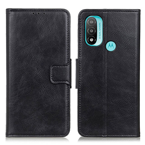 Funda de Cuero Cartera con Soporte Carcasa M09L para Motorola Moto E20 Negro