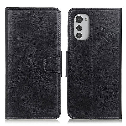 Funda de Cuero Cartera con Soporte Carcasa M09L para Motorola Moto E32 Negro