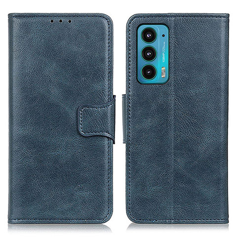 Funda de Cuero Cartera con Soporte Carcasa M09L para Motorola Moto Edge 20 5G Azul