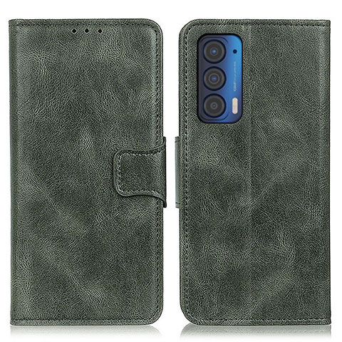 Funda de Cuero Cartera con Soporte Carcasa M09L para Motorola Moto Edge (2021) 5G Verde