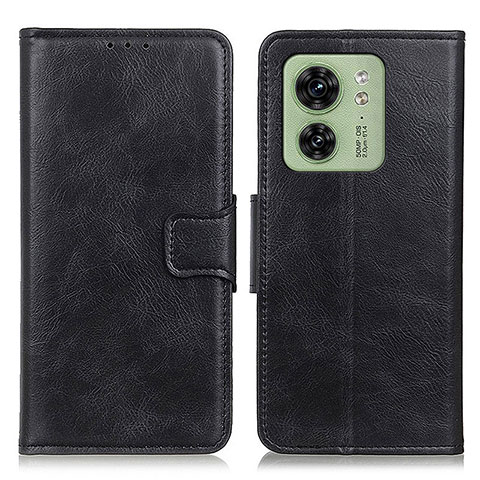 Funda de Cuero Cartera con Soporte Carcasa M09L para Motorola Moto Edge (2023) 5G Negro