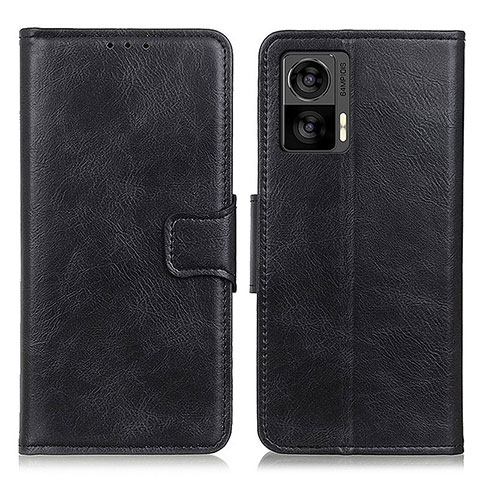 Funda de Cuero Cartera con Soporte Carcasa M09L para Motorola Moto Edge 30 Lite 5G Negro