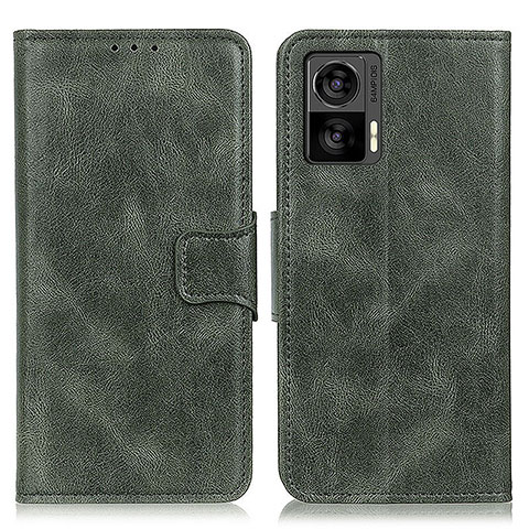 Funda de Cuero Cartera con Soporte Carcasa M09L para Motorola Moto Edge 30 Lite 5G Verde