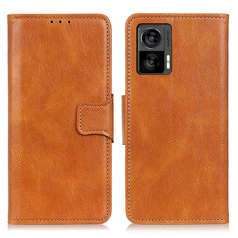 Funda de Cuero Cartera con Soporte Carcasa M09L para Motorola Moto Edge 30 Neo 5G Marron