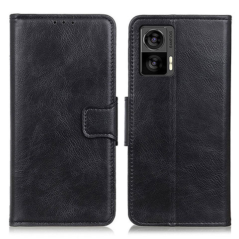 Funda de Cuero Cartera con Soporte Carcasa M09L para Motorola Moto Edge 30 Neo 5G Negro