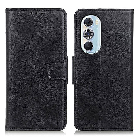 Funda de Cuero Cartera con Soporte Carcasa M09L para Motorola Moto Edge 30 Pro 5G Negro