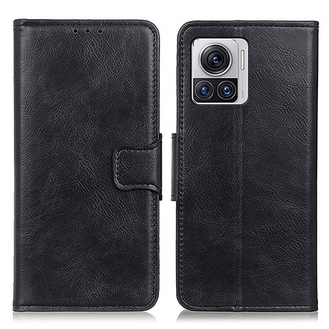 Funda de Cuero Cartera con Soporte Carcasa M09L para Motorola Moto Edge 30 Ultra 5G Negro