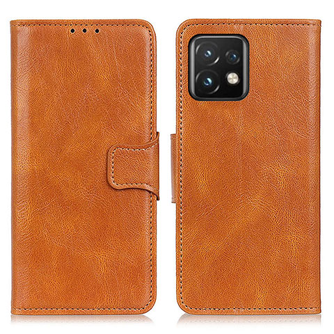 Funda de Cuero Cartera con Soporte Carcasa M09L para Motorola Moto Edge 40 Pro 5G Marron