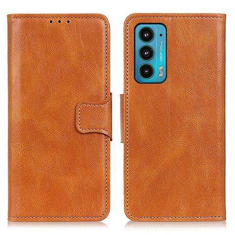 Funda de Cuero Cartera con Soporte Carcasa M09L para Motorola Moto Edge Lite 5G Marron