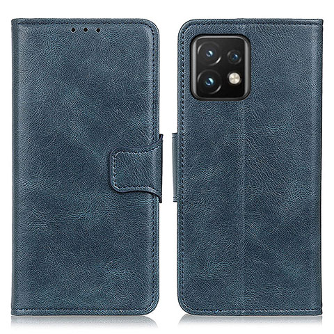 Funda de Cuero Cartera con Soporte Carcasa M09L para Motorola Moto Edge Plus (2023) 5G Azul