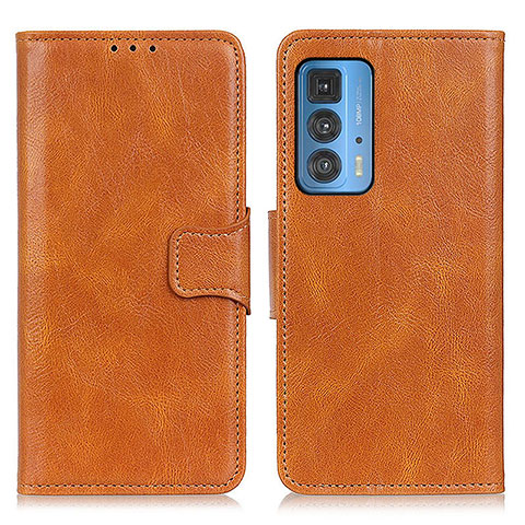 Funda de Cuero Cartera con Soporte Carcasa M09L para Motorola Moto Edge S Pro 5G Marron