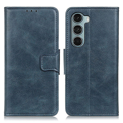 Funda de Cuero Cartera con Soporte Carcasa M09L para Motorola Moto Edge S30 5G Azul