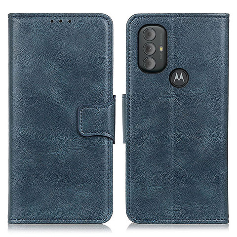 Funda de Cuero Cartera con Soporte Carcasa M09L para Motorola Moto G Power (2022) Azul