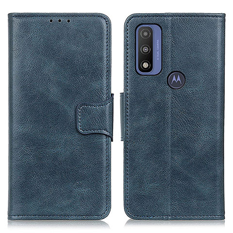 Funda de Cuero Cartera con Soporte Carcasa M09L para Motorola Moto G Pure Azul