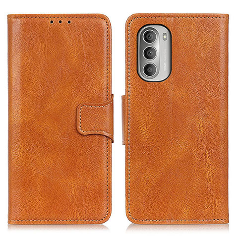 Funda de Cuero Cartera con Soporte Carcasa M09L para Motorola Moto G Stylus (2022) 4G Marron