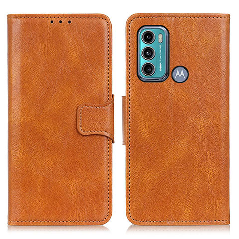 Funda de Cuero Cartera con Soporte Carcasa M09L para Motorola Moto G40 Fusion Marron