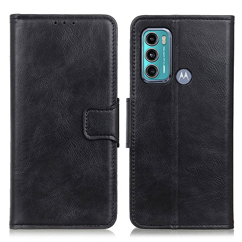 Funda de Cuero Cartera con Soporte Carcasa M09L para Motorola Moto G40 Fusion Negro