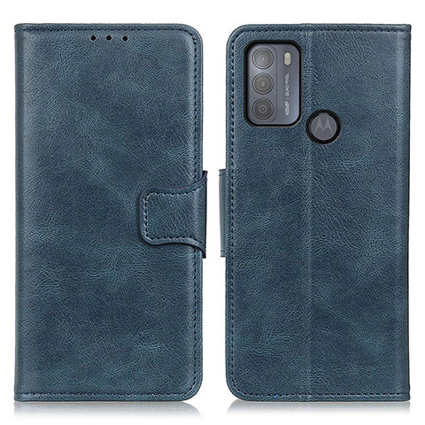 Funda de Cuero Cartera con Soporte Carcasa M09L para Motorola Moto G50 Azul