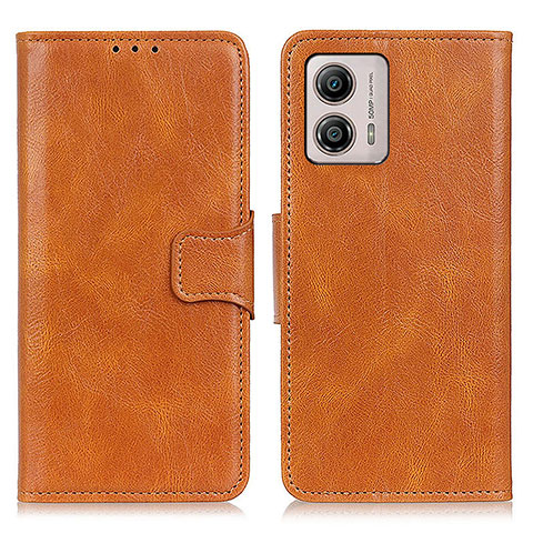 Funda de Cuero Cartera con Soporte Carcasa M09L para Motorola Moto G53j 5G Marron