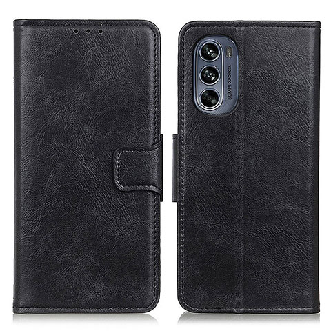 Funda de Cuero Cartera con Soporte Carcasa M09L para Motorola Moto G62 5G Negro