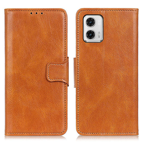 Funda de Cuero Cartera con Soporte Carcasa M09L para Motorola Moto G73 5G Marron