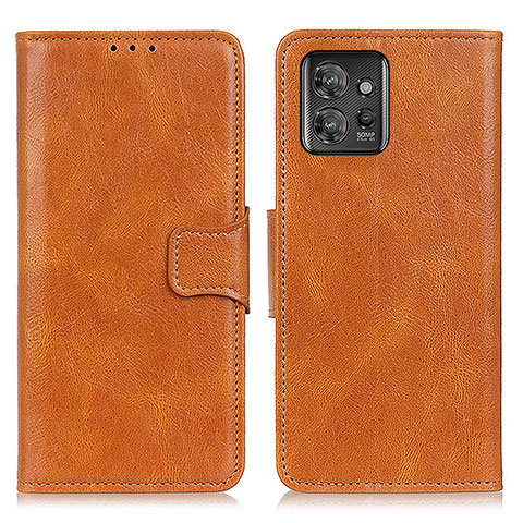 Funda de Cuero Cartera con Soporte Carcasa M09L para Motorola ThinkPhone 5G Marron