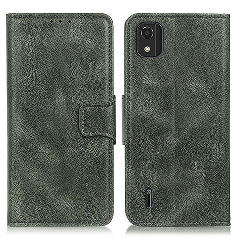 Funda de Cuero Cartera con Soporte Carcasa M09L para Nokia C2 2nd Edition Verde