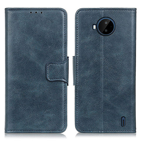 Funda de Cuero Cartera con Soporte Carcasa M09L para Nokia C20 Plus Azul