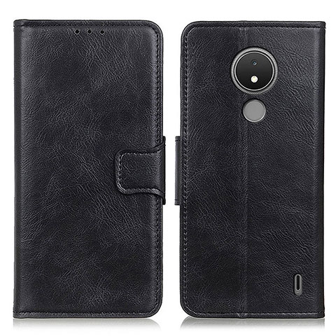 Funda de Cuero Cartera con Soporte Carcasa M09L para Nokia C21 Negro