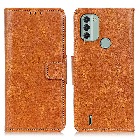 Funda de Cuero Cartera con Soporte Carcasa M09L para Nokia C31 Marron