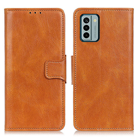 Funda de Cuero Cartera con Soporte Carcasa M09L para Nokia G22 Marron