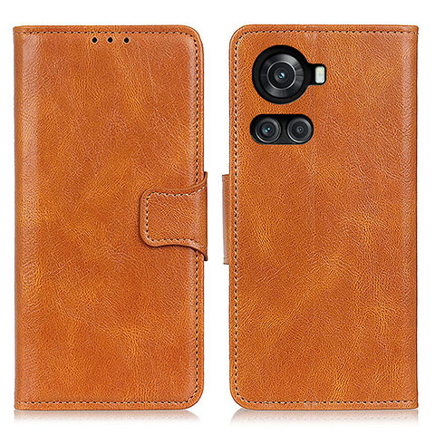 Funda de Cuero Cartera con Soporte Carcasa M09L para OnePlus 10R 5G Marron