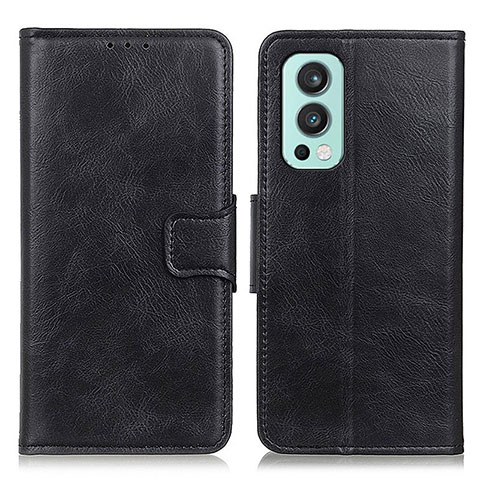 Funda de Cuero Cartera con Soporte Carcasa M09L para OnePlus Nord 2 5G Negro