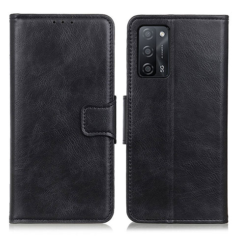 Funda de Cuero Cartera con Soporte Carcasa M09L para Oppo A53s 5G Negro