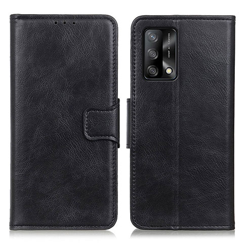 Funda de Cuero Cartera con Soporte Carcasa M09L para Oppo A74 4G Negro