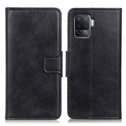 Funda de Cuero Cartera con Soporte Carcasa M09L para Oppo A94 4G Negro