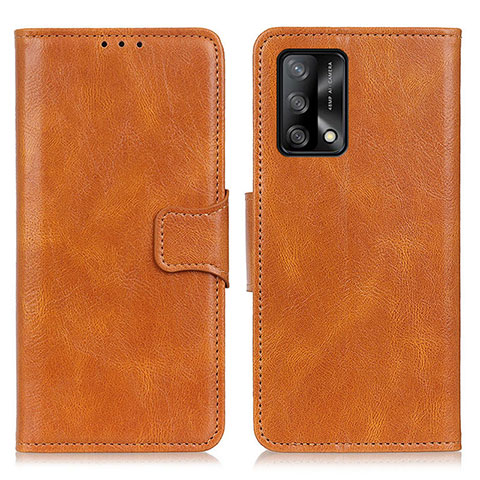 Funda de Cuero Cartera con Soporte Carcasa M09L para Oppo F19s Marron