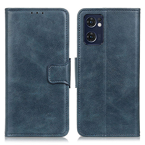 Funda de Cuero Cartera con Soporte Carcasa M09L para Oppo Find X5 Lite 5G Azul