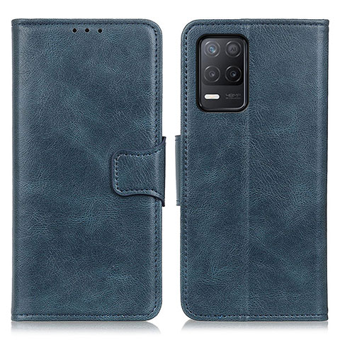 Funda de Cuero Cartera con Soporte Carcasa M09L para Realme 8 5G Azul