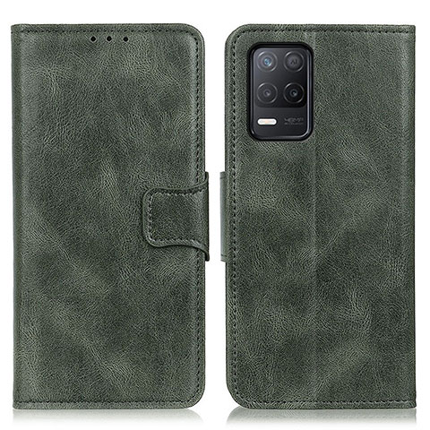 Funda de Cuero Cartera con Soporte Carcasa M09L para Realme 8 5G Verde