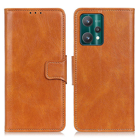 Funda de Cuero Cartera con Soporte Carcasa M09L para Realme 9 Pro+ Plus 5G Marron