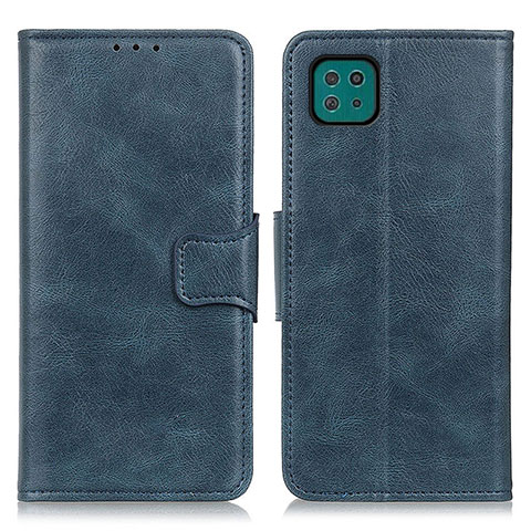 Funda de Cuero Cartera con Soporte Carcasa M09L para Samsung Galaxy A22 5G Azul