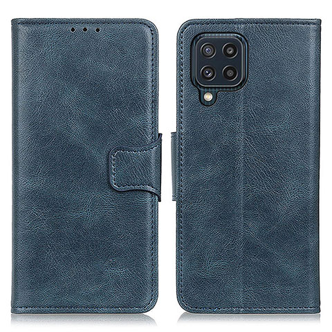 Funda de Cuero Cartera con Soporte Carcasa M09L para Samsung Galaxy M32 4G Azul