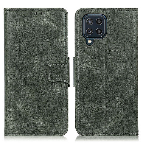 Funda de Cuero Cartera con Soporte Carcasa M09L para Samsung Galaxy M32 4G Verde