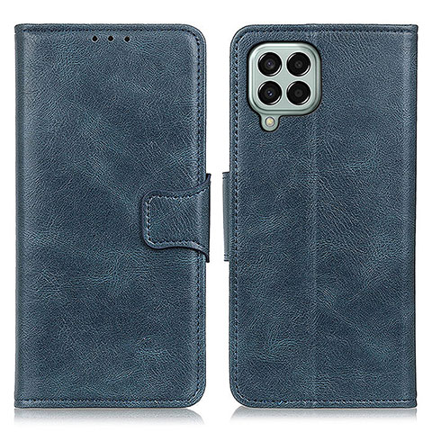 Funda de Cuero Cartera con Soporte Carcasa M09L para Samsung Galaxy M33 5G Azul